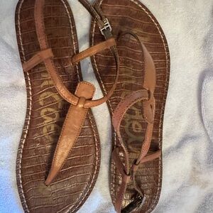 Sam Edelman Brown Leather Sandals